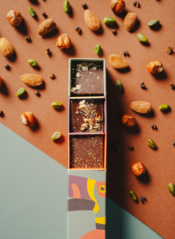 Mendiants au chocolat