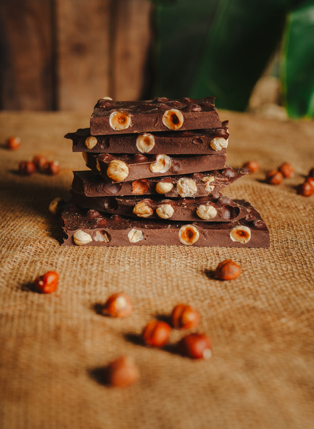 Tablette de chocolat noisette